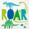 Napkins - Lunch, Blue & Green, Dinosaur, 16 Count