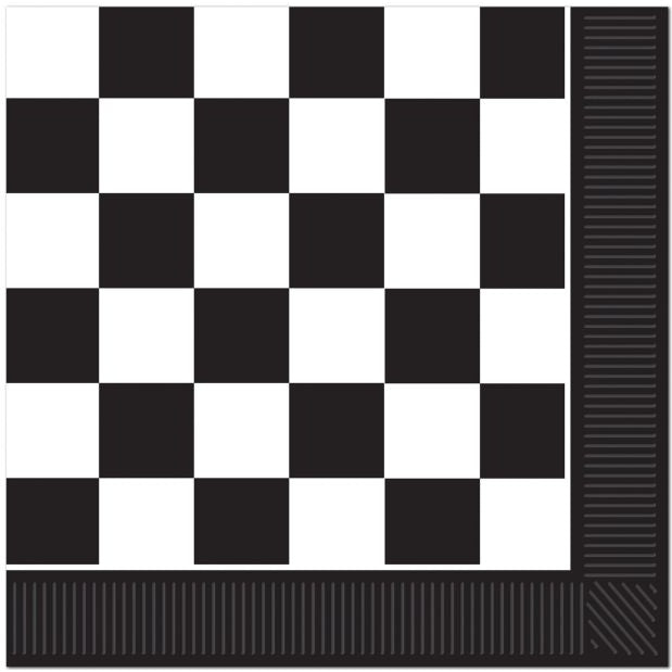Napkins - Lunch, Checkered