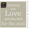 Lunch Napkin - Countg Love Grey