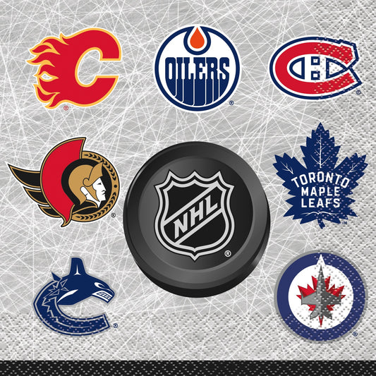 Napkins - Lunch, NHL, 16 Count