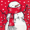 Napkins - Lunch, Snowman