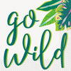 Napkins - Lunch, Tropical Leaves, "Go Wild", 16 Count