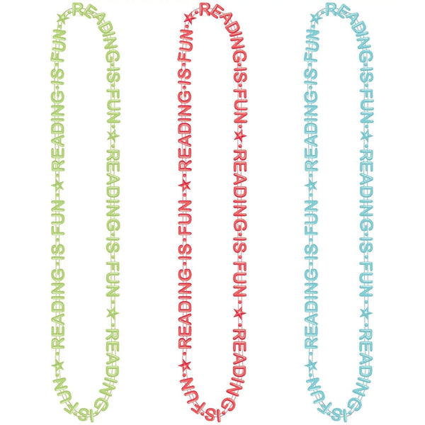Necklace - Reading Beads, 33", 6 Count
