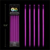 Neon Glo 8" Glow Sticks with Connectors - Purple 5 Pack