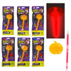 Neon Glo Pumpkin Glow Stick 8" - Assorted 1 per