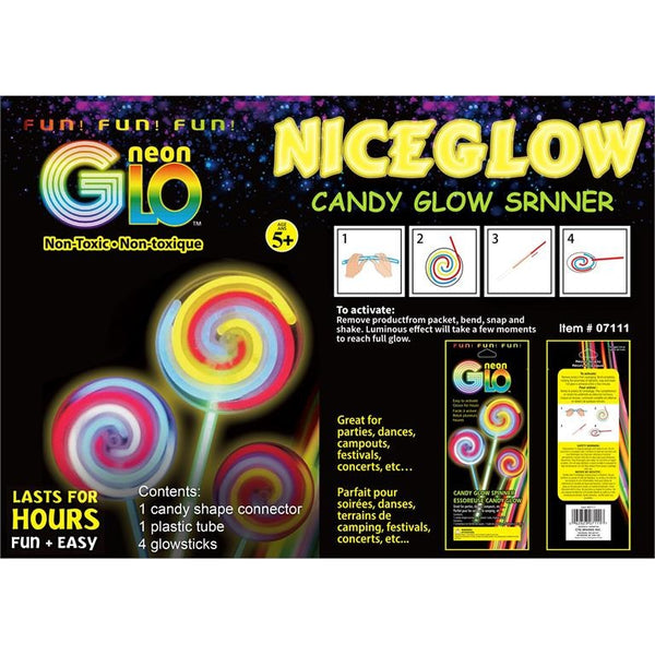 Neon Glow Candy Glow Spinner