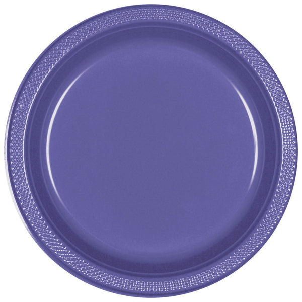 New Purple Lunch Plates, 20 Count