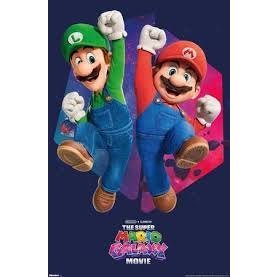 Nintendo Super Mario Galaxy Movie Mario & Luigi Poster