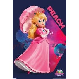 Nintendo The Super Mario Galaxy Movie Princess Peach Poster