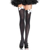 Nylon Over the Knee Stockings With Bows