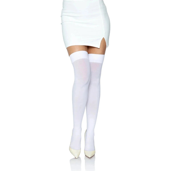 Nylon Over the Knee Thigh High Stockings