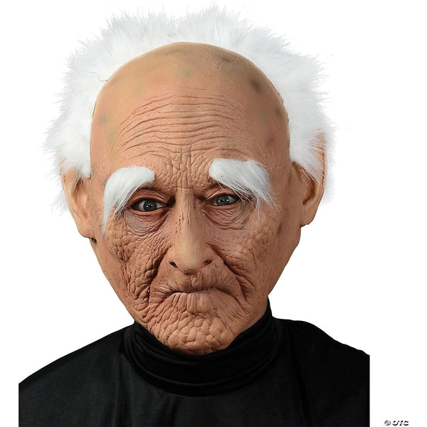 Old Man Mask With Hair