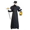 Plague Doctor Kit, 8 Piece Set with Hat, Headgear, Mask, Robe, Belt, Gloves, Necklace and Cane