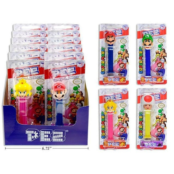 PEZ Nintendo 16g Includes 1 Dispenser + 2 Candy Refills