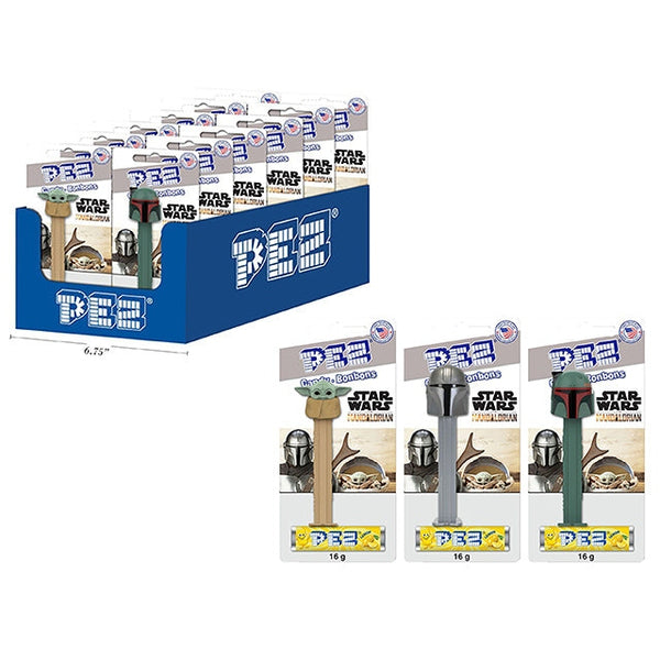 PEZ Star Wars Mandalorian with Dispenser and 2 Candy Refills
