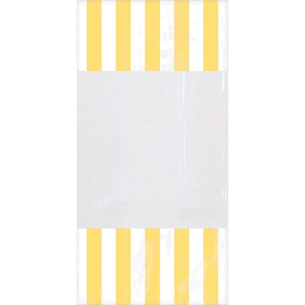 Party Bag - Striped Yellow