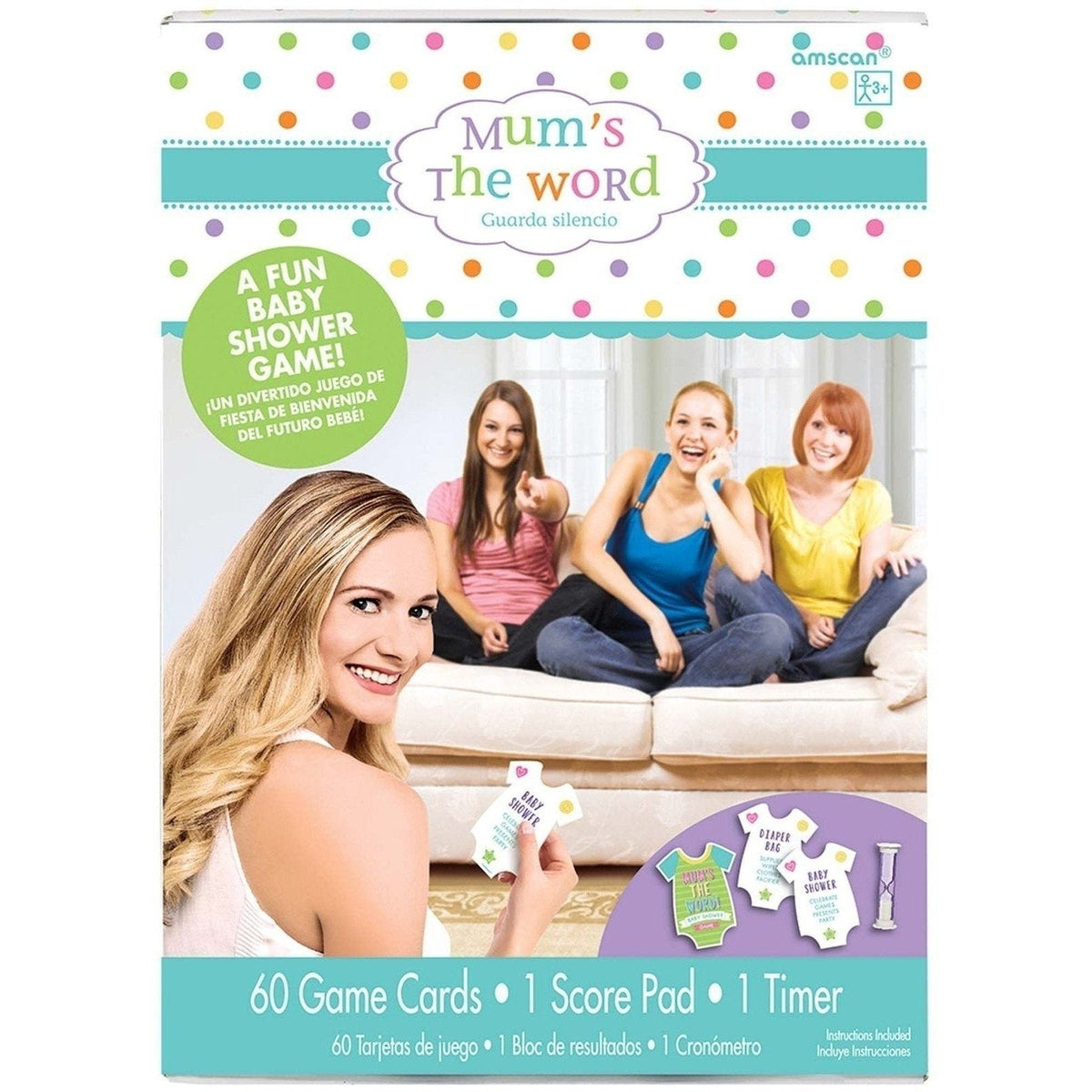 Party Game - Baby Shower Mum's Word
