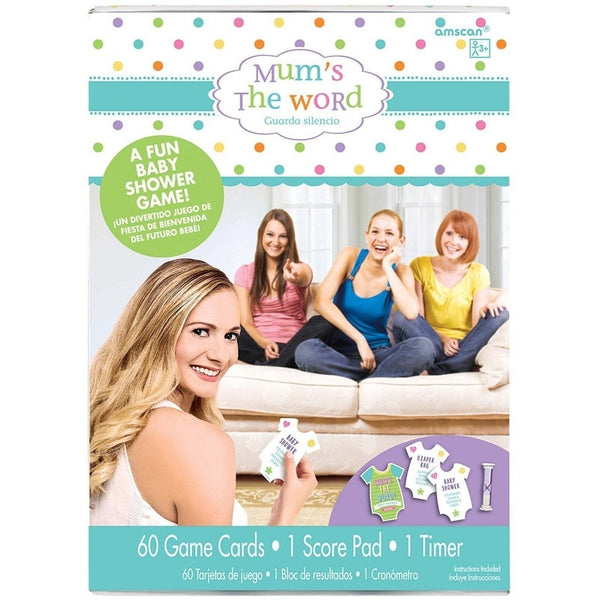 Party Game - Baby Shower Mum's Word