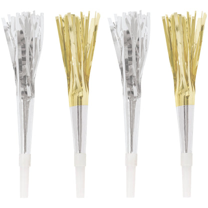 Party Horns - Silver/gold