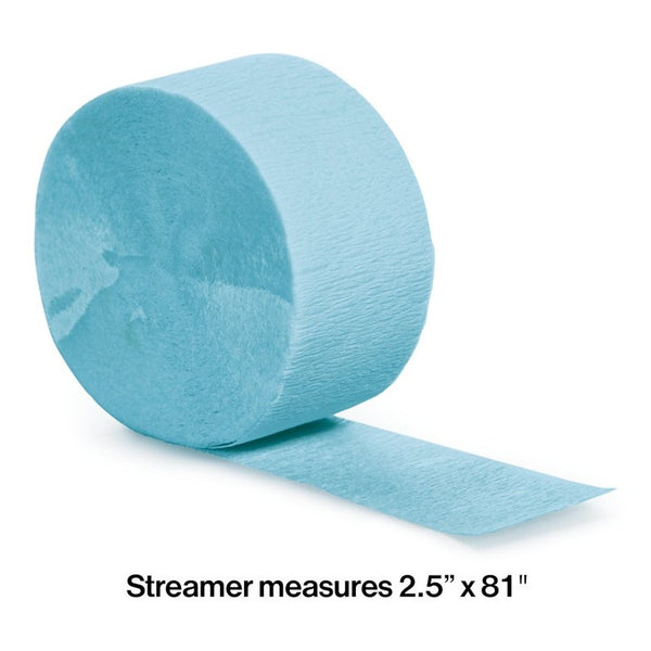 Pastel Blue Streamer 2.5"x81"