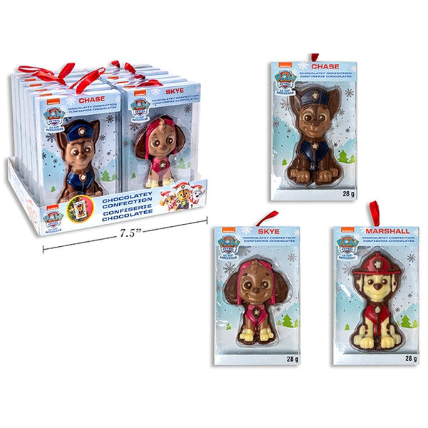 Paw Patrol Chocolate Ornament. 28g.