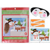 Pin the Carrot on the Snowman Game. Fits 2–8 Players