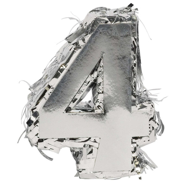 Pinata - Mini Number Silver 4
