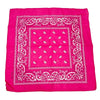 Pink Paisley Bandana 20x20inch