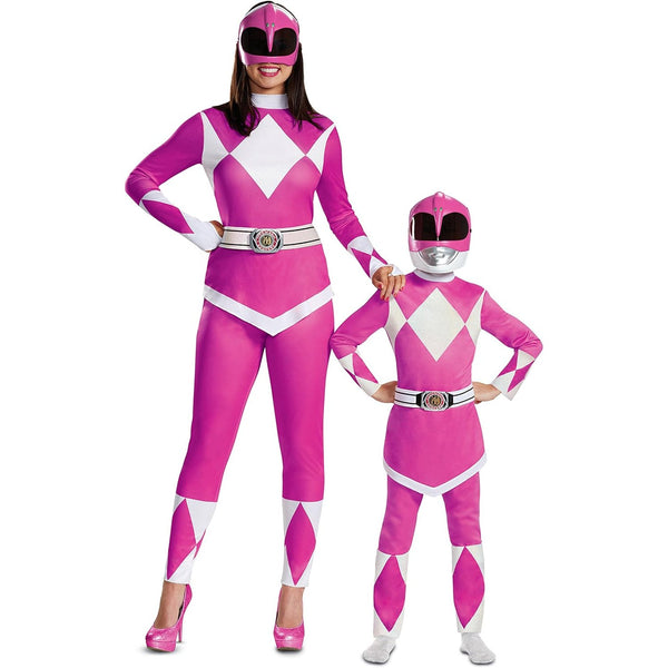 Pink Ranger Child Costume, Pink, Size Small 4-6x