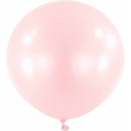 Pink Rose 24" Latex Balloon, 4 Per Bag
