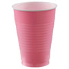 Plastic Cups - New Pink, 12 Oz., 20 Count