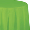 Plastic Octagon Round Tablecover 1ct 82" Fresh Lime