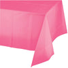 Plastic Tablecover 1ct 54x108 Candy Pink