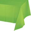 Plastic Tablecover 1ct 54x108 Fresh Lime