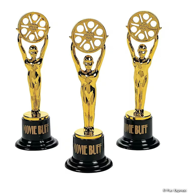 Plastic movie Buff Trophies