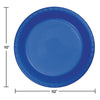 Plate 10" Plastic 20 Count Cobalt