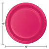 Plate 10" Sturdy Style 24 Count Hot Magenta