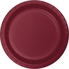 Plate 7" Sturdy Style 24 Count Burgundy