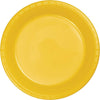 Plates 10", Plastic, 20 Count – Yellow