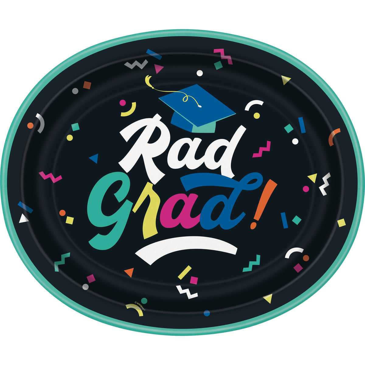 Plates - 12" Oval Rad Grad