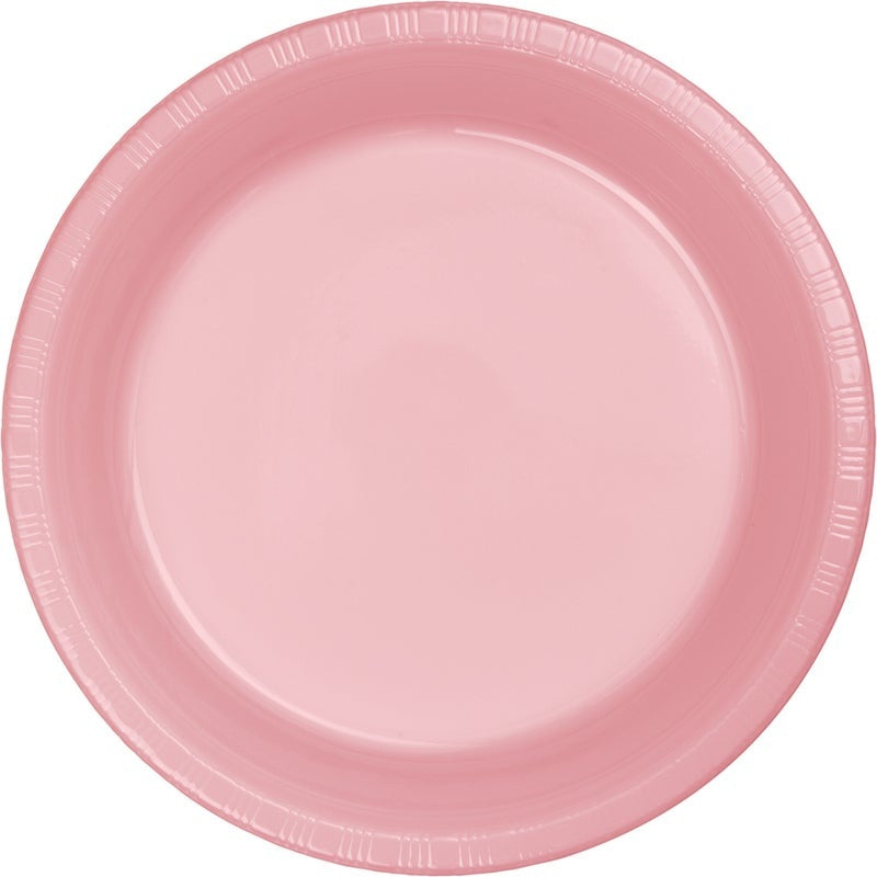 Plates 7", Plastic, 20 Count – Classic Pink