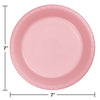 Plates 7", Plastic, 20 Count – Classic Pink