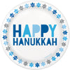 Plates - 7" Starry Hanukkah
