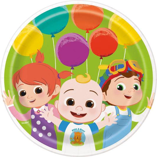 Plates - 8 Cocomelon, 7"