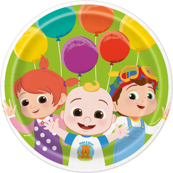 Plates - 8 Cocomelon, 7"
