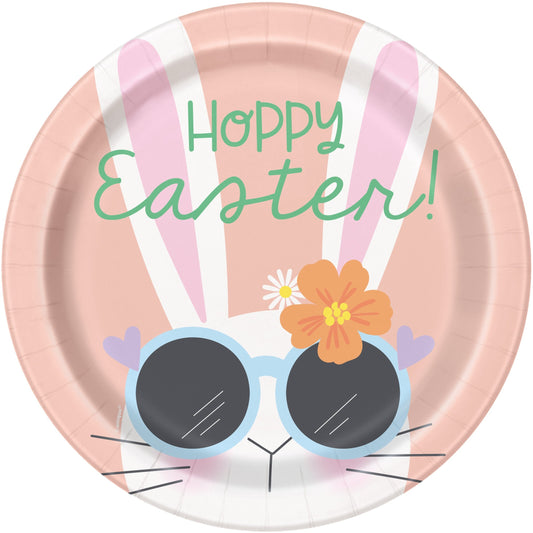 Plates - 9" Cool Bunny