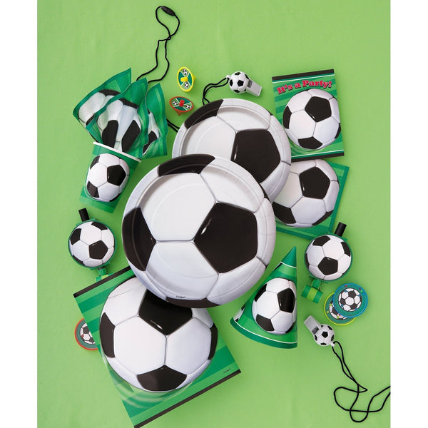 Plates - 9" Soccer 3D