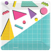 Plates - Blue, Awesome Party, Square, 7", 8 Count