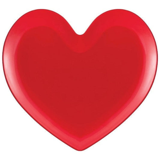 Plate Heart Shpd Melamine
