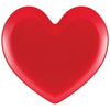 Plate Heart Shpd Melamine